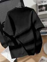 Leopard Print Graphic Round Neck Loose Fit Short Sleeve T-Shirt